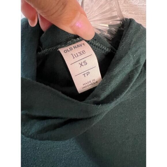 Long-Sleeve Luxe Mock-Neck Swing T-Shirt Old Navy XS‎ - Picture 3 of 6
